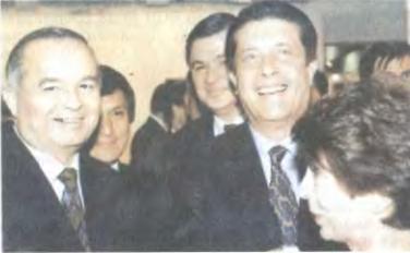 И. А. Каримов и Генеральный директор ЮНЕСКО Федерико Майор